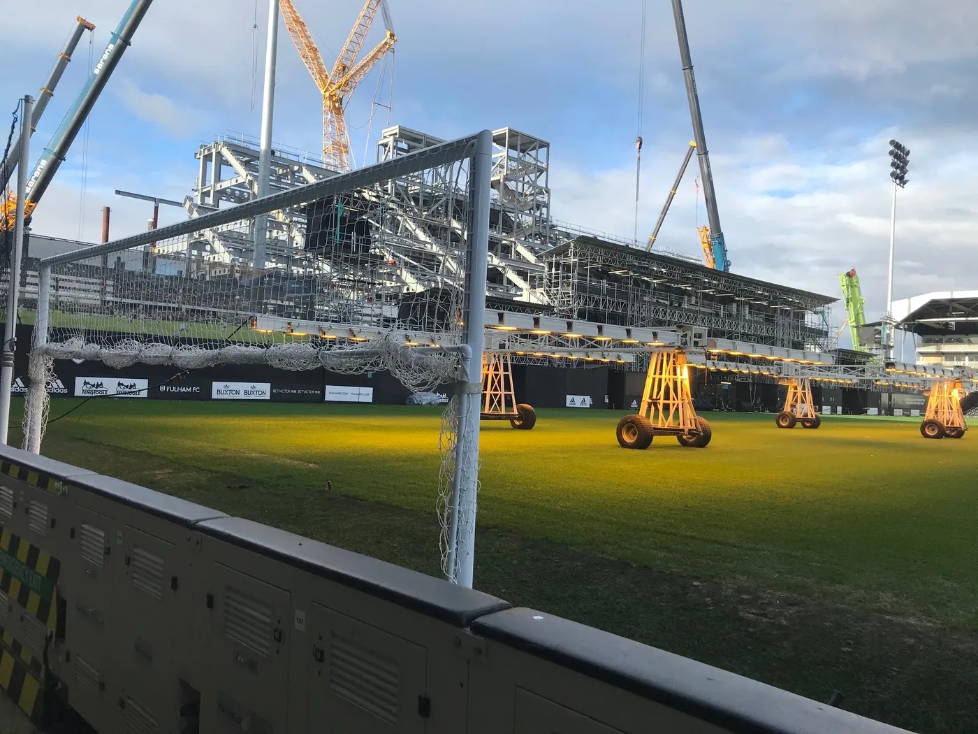 Photos Fulham FC Riverside Stand Progresses Construction Management