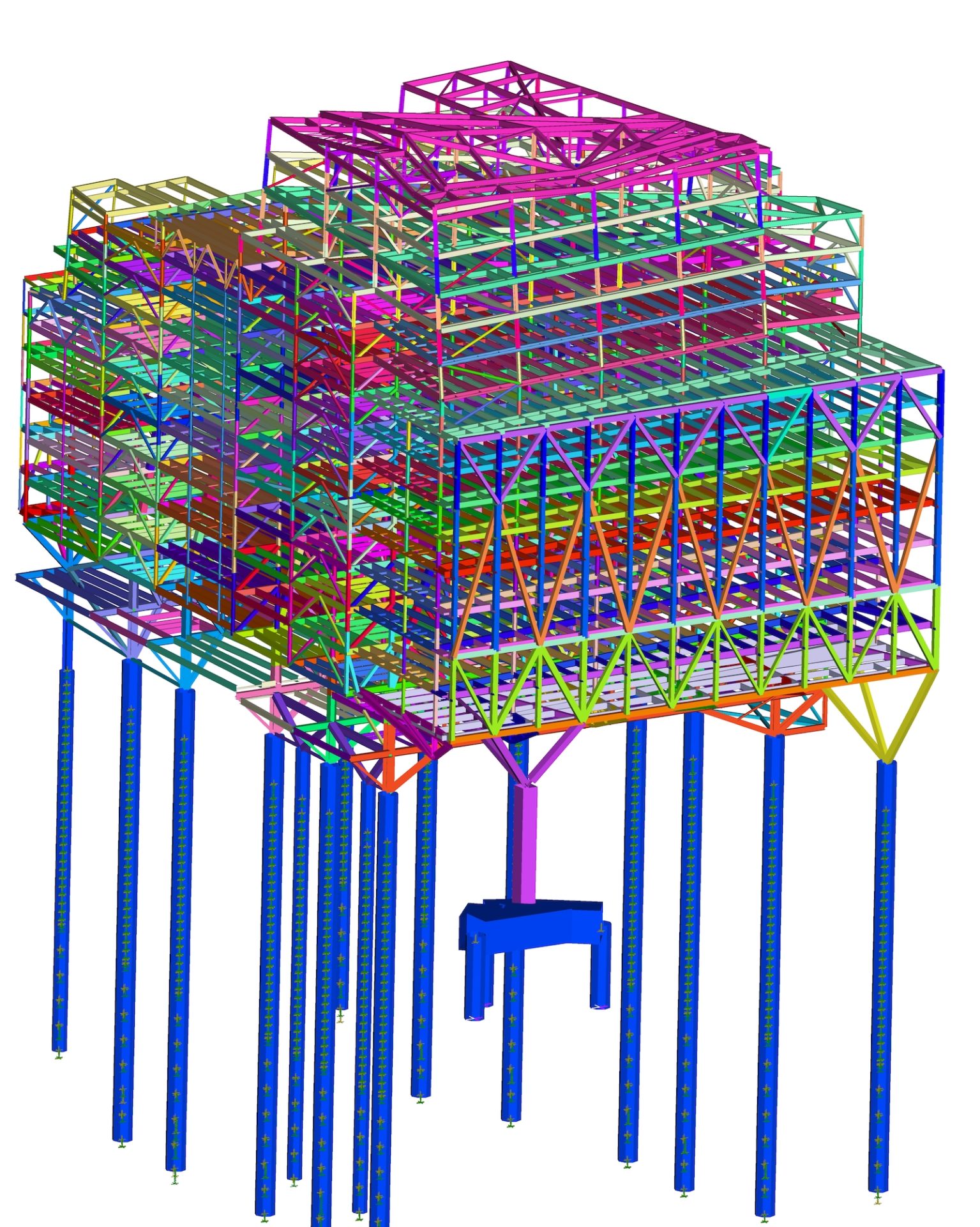 Strand7's model for 21 Moorfields