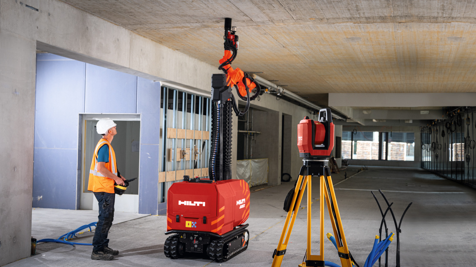 Hilti’s Jaibot removes the tough work of repetitive overhead drilling from humans