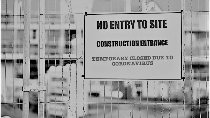 After 23 March 2020, contractors suspended most operations leaving sites closed (image: Dreamstime)