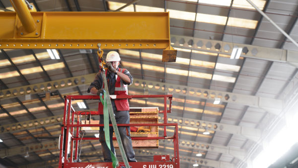 Inside an Ilke Homes factory.