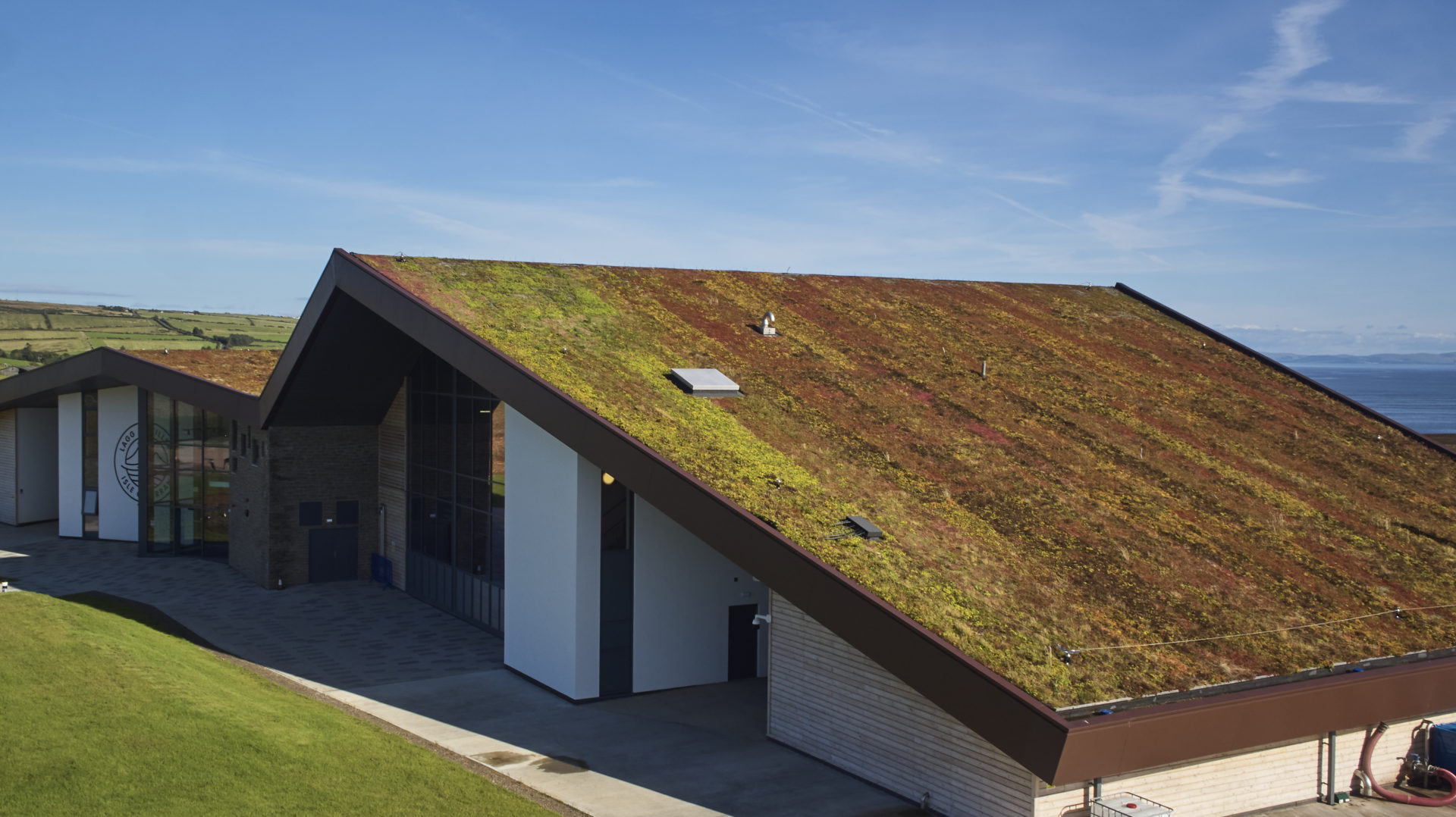 Green Roof Lagg Distillery Bauder.