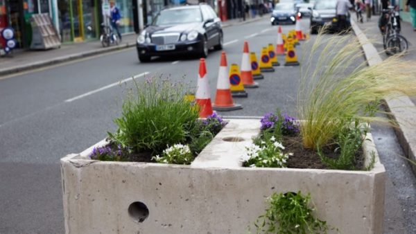 The green roadblock developed by Possible