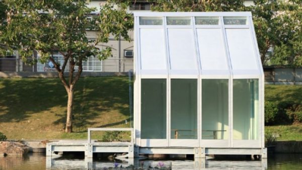 The water house prototype building in Taiwan