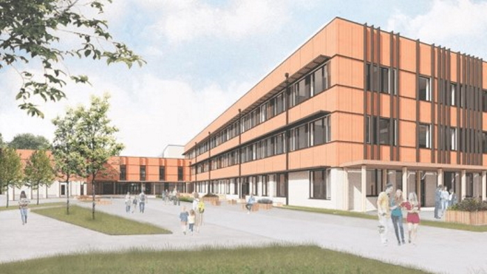 Currie Community High School will be built to Passivhaus standards (image: Edinburgh City Council)