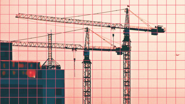 Cranes on construction site. Image: Dreamstime