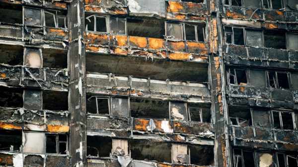 Aftermath of the Grenfell Tower fire (image: Dreamstime)