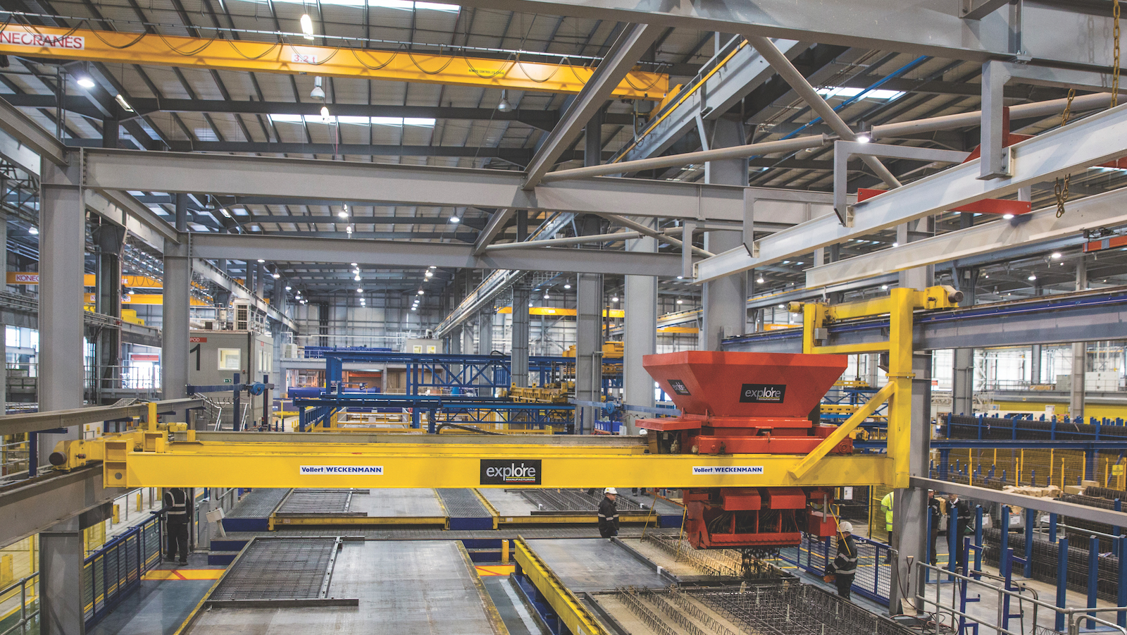 Laing O’Rourke’s Centre of Excellence for Modern Construction in Worksop was used to demonstrate some of the technologies. Photo credit: John Sturrock