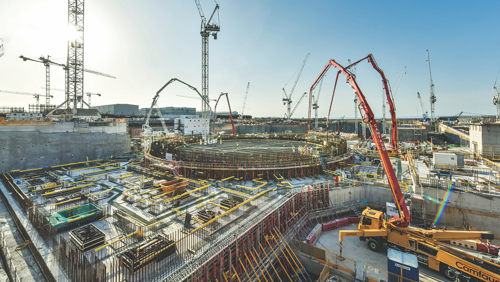 Hinkley Point C, one of the demonstrators, is the largest construction site in Europe