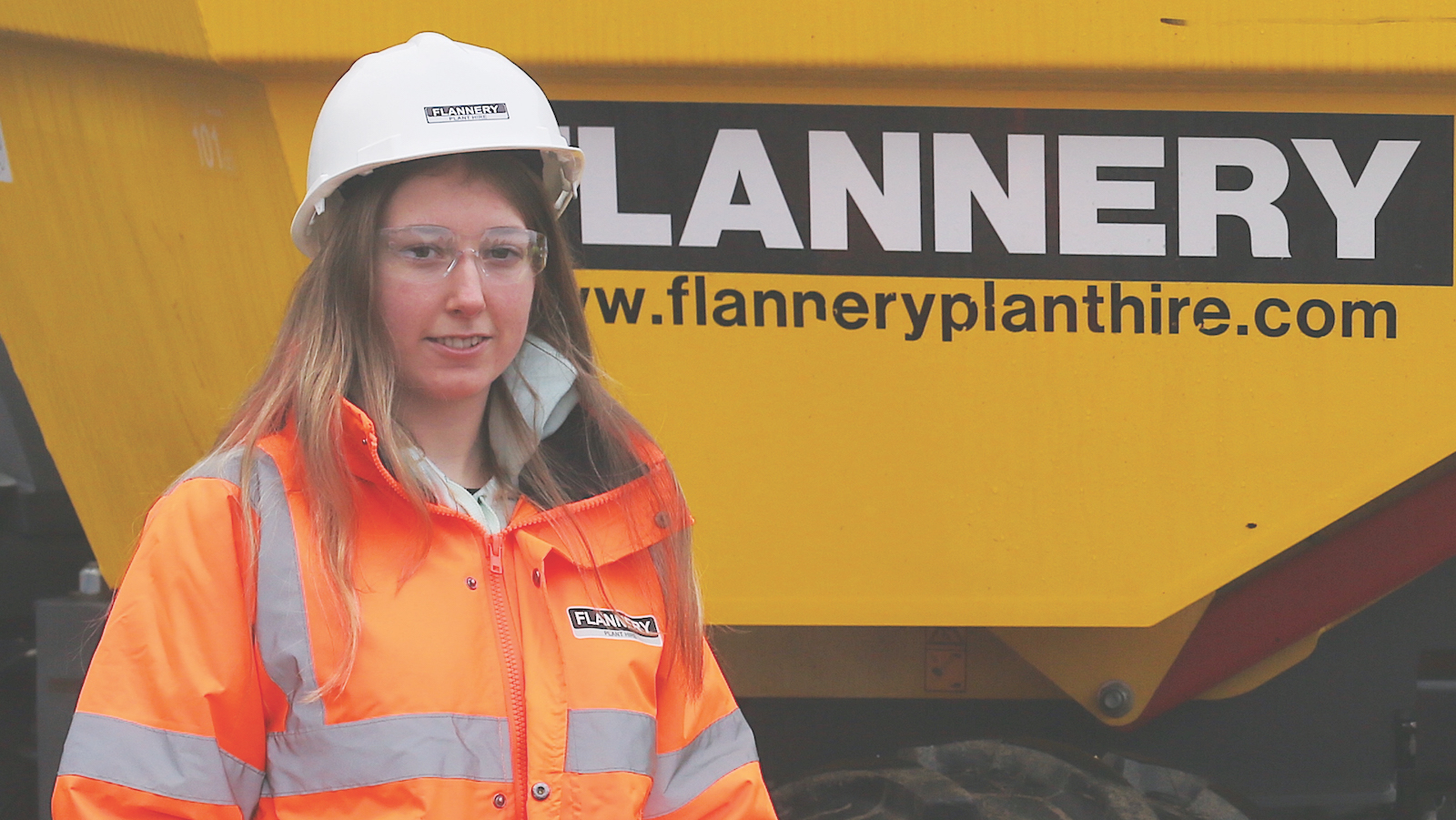 Flannery apprentice Jessica Holmes at the new Operator Skills Hub in Birmingham
