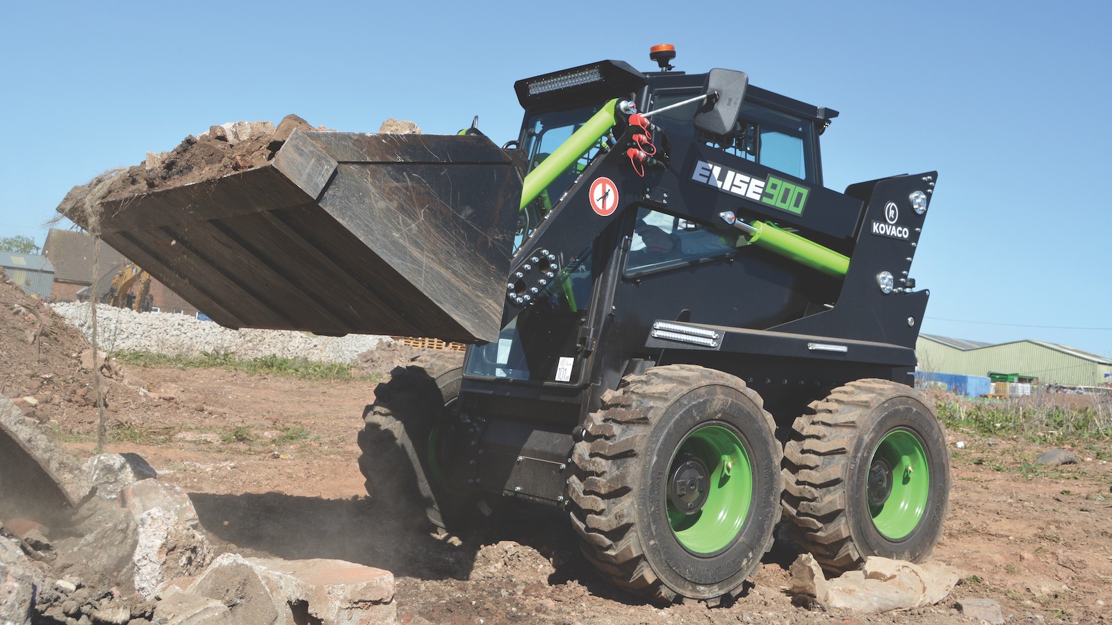 New electric skid steer from Koveco