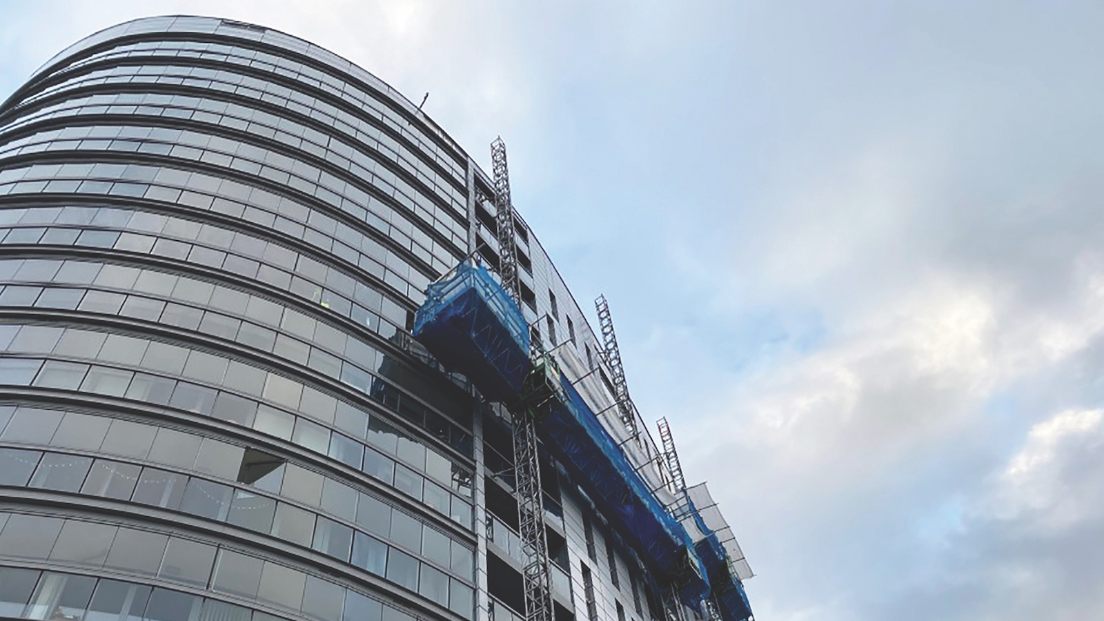 Cladding remediation on a Galliard site in Greenwich, London