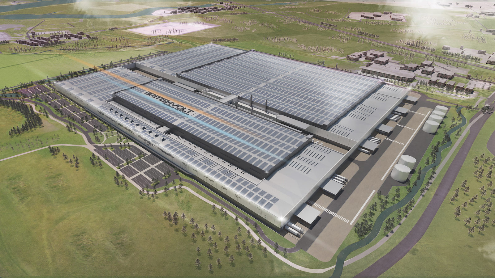 ISG’s gigaplant for Britishvolt will cover a 95ha site and require 31,000 tonnes of steel