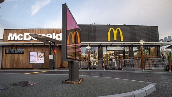 The UK’s first net zero McDonald’s opened in Shropshire in early 2022, built by a supply chain full of low-carbon innovations