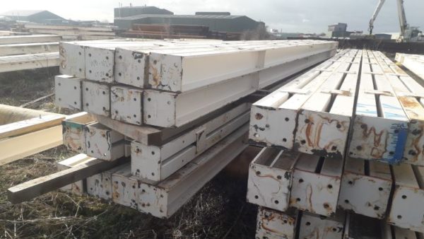 Reclaimed steel sections (Image courtesy of Cleveland Steel and Tube)