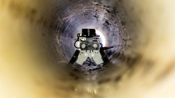 Ratty the pipe crawling robot