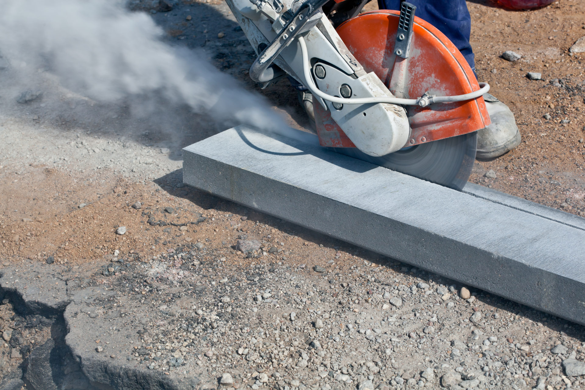 Angle grinding machine and construction dust (Photo 22450054 © Bambulla | Dreamstime.com)