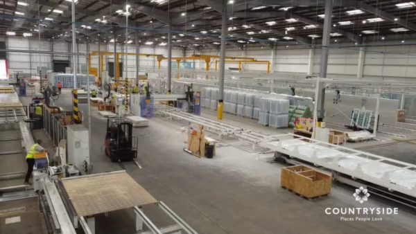 Countryside operates three modular factories like this one in Warrington. Its Bardon facility will close.