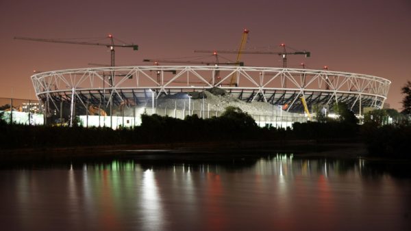 London Olympic Stadium 2012 construction (image: dreamstime)