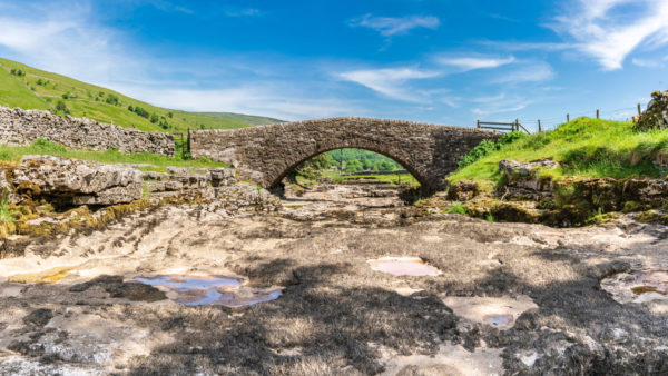 River Skirfare, near Litton, North Yorkshire, England, during drought conditions (Image: Dreamstime)