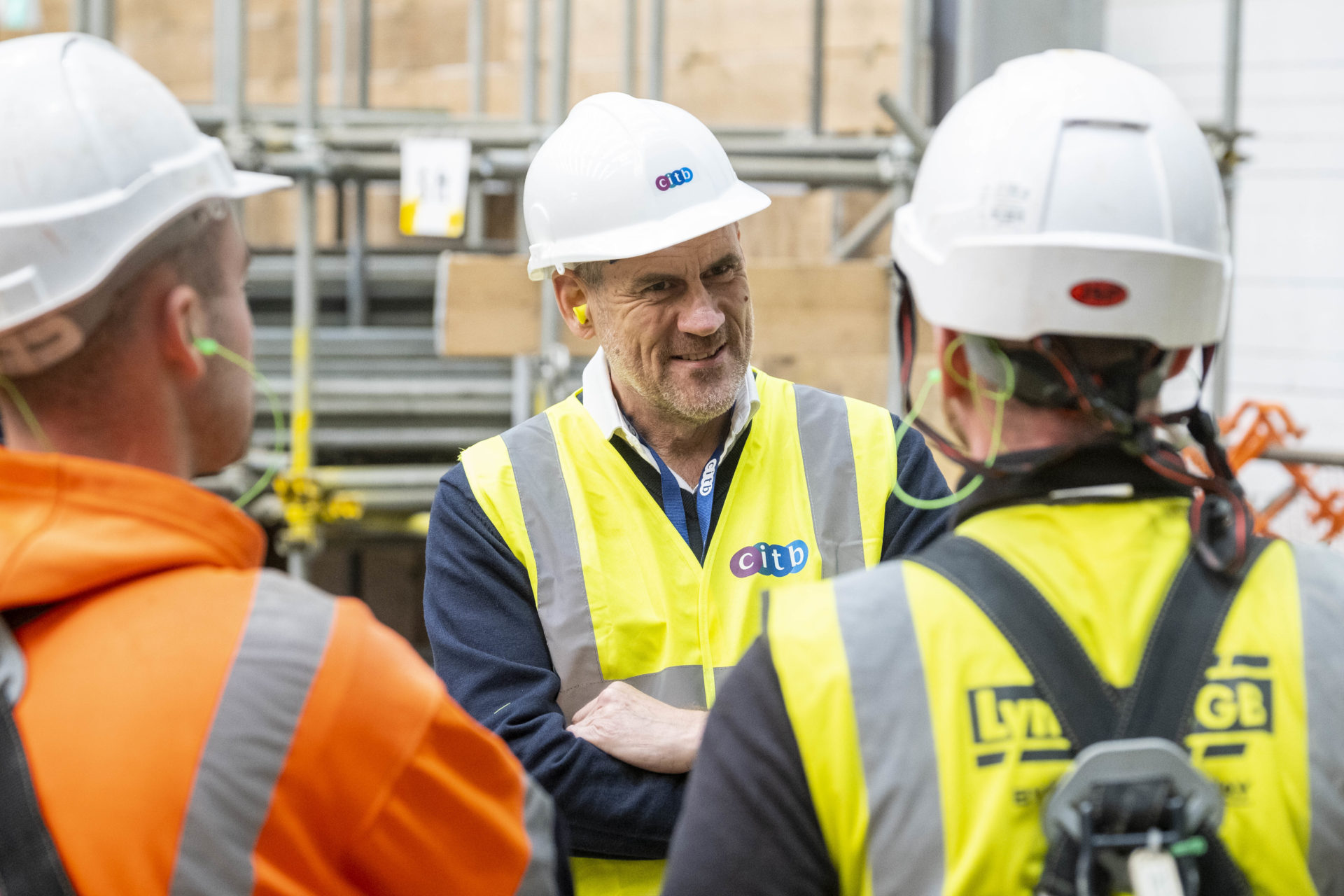 CITB chief executive Tim Balcon (pictured centre)