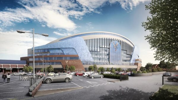 Crystal Palace FC has won planning permission for alterations to its Main Stand development (Artist's impression of the new Main Stand courtesy of Crystal Palace FC)