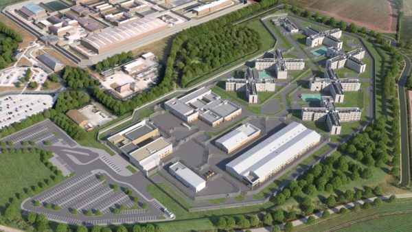 CGI image of the net zero prison Kier is constructing at Sull Sutton.