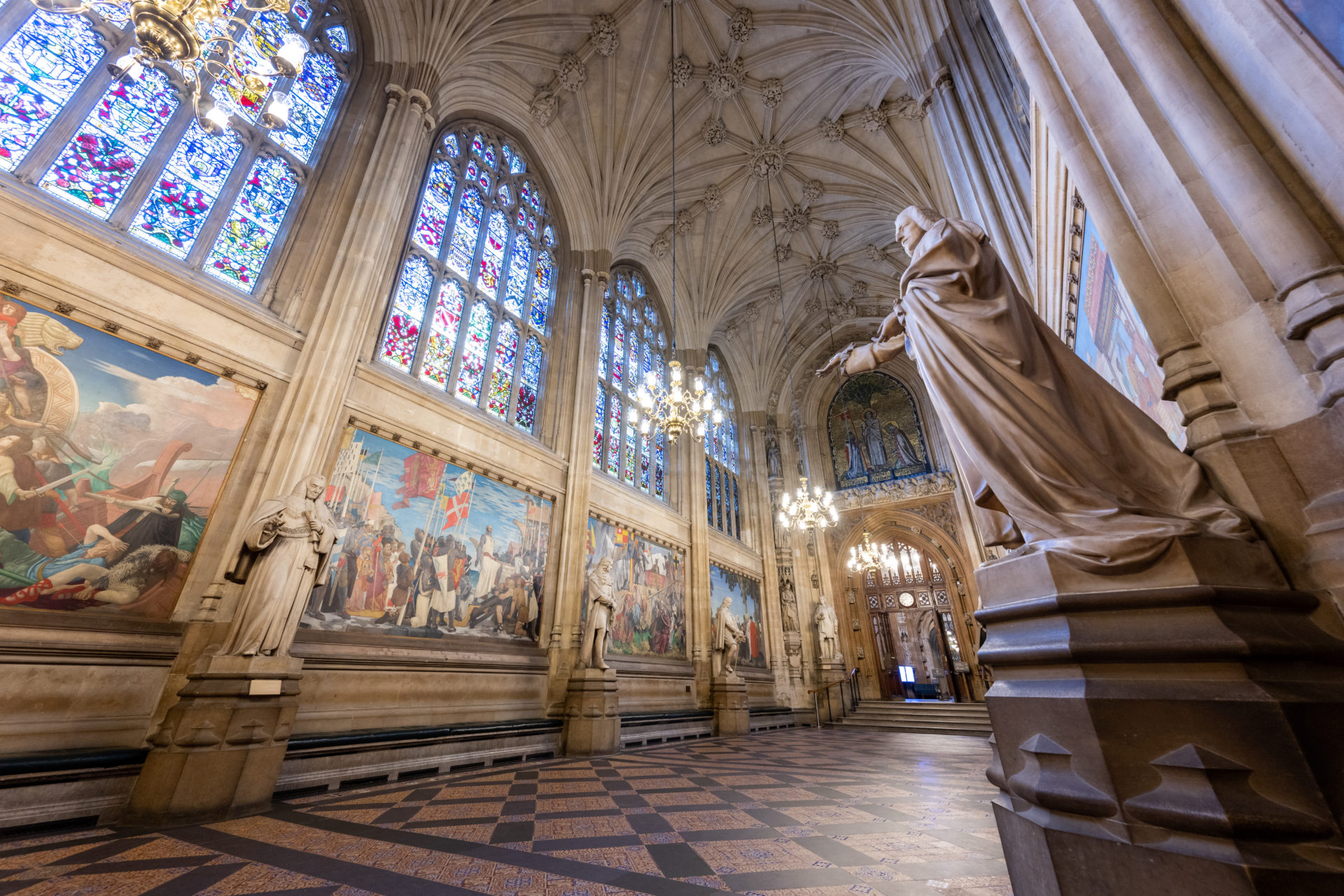 St Stephen's Hall after the completion of conservation works (Image: ©UK Parliament/Andy Bailey)