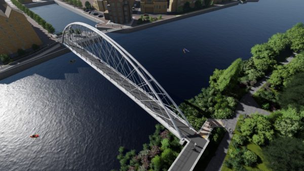 Concept image for the bridge over the river Trent