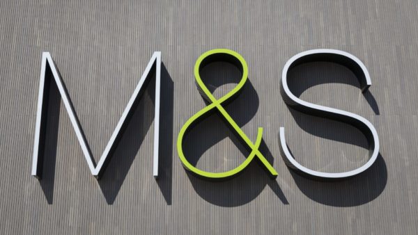 A big M&S logo