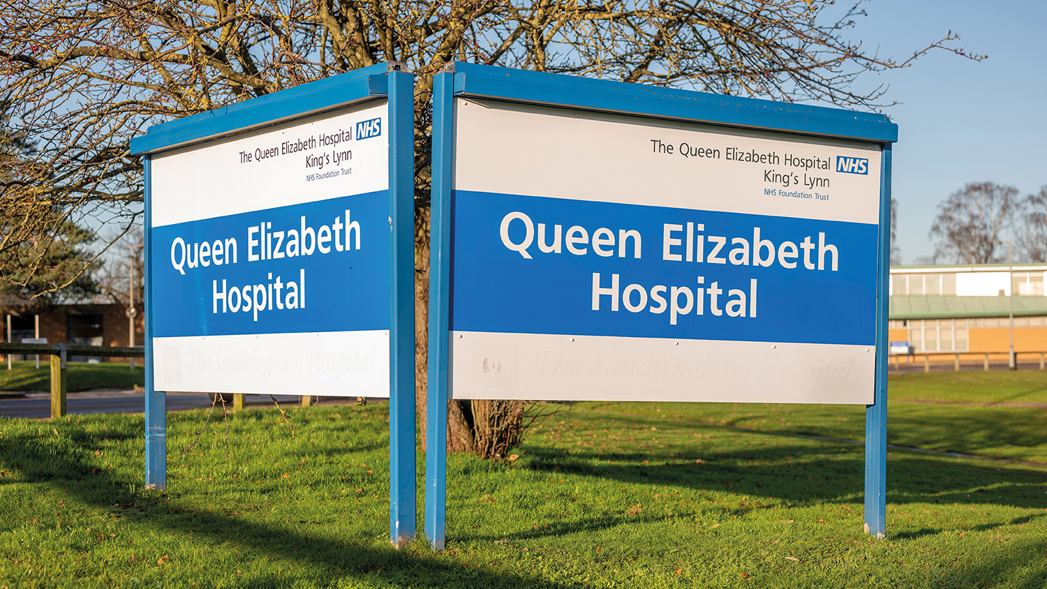 Queen Elizabeth Hospital Kings Lynn has RAAC in 79% of its buildings (image QEH)
