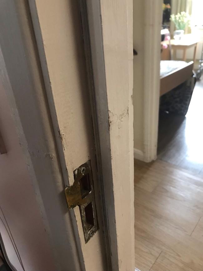 Fire door rebate showing intumescent strip fitted incorrectly (image: CROSS-UK).