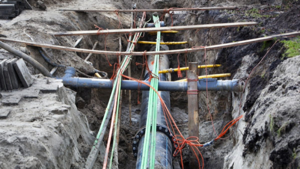 Underground cables. MHS Homes was fined after a worker struck an underground cable and suffered burns to his face.