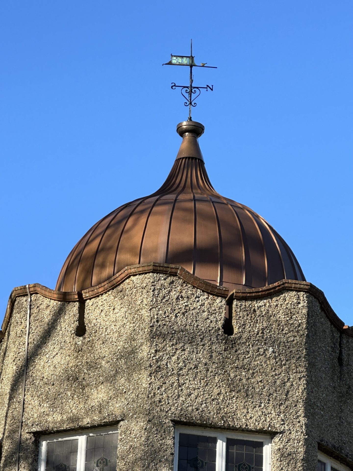 UK Roofing Awards Tidworth, Copper Dome was the winner of the Fully Supported Metal category