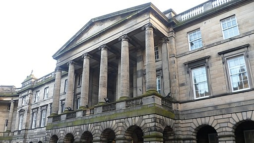 Entrance to the Law Courts, Parliament Square, Edinburgh