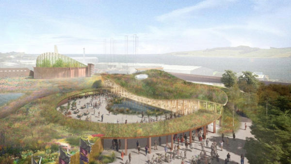 Illustration of how the new Dundee Eden Project will look like