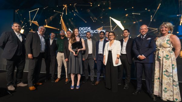 The Geospatial Commission and AtkinsRéalis winning Digital Innovation in Productivity at the Digital Construction Awards 2024