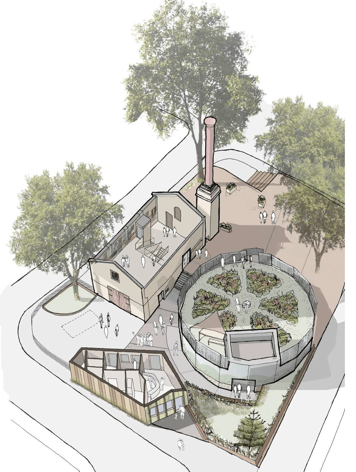 Thames Tunnel museum - An artist's impression of the Brunel Museum Reinvented project 