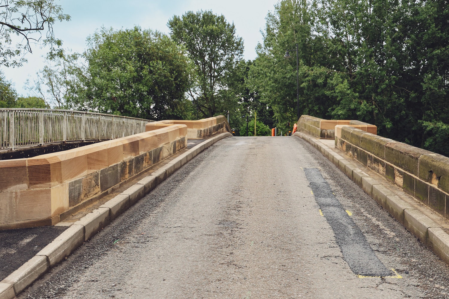 View of the The historic Stamford Bridge in East Yorkshire, which has reopened after contractor Esh Construction completed work to repair and restore the structure ahead of programme.