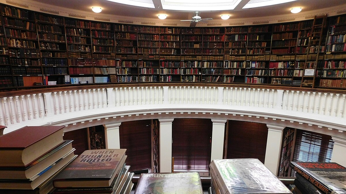 Advanced monitoring technology - Library of the Royal United Services Institute, where Murphy Geospatial installed sensors during retroffiting works.