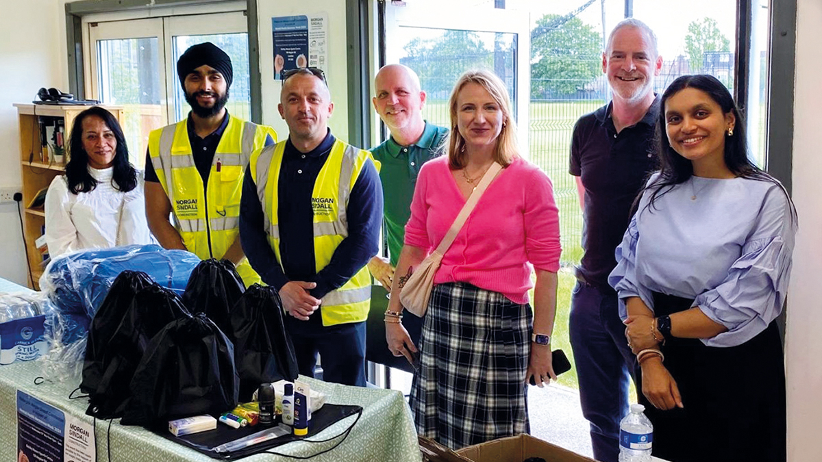 Morgan Sindall helps homeless