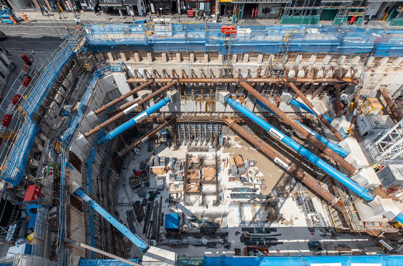 Mace Salisbury Square - The works on the basement of Mace’s giant City of London Police HQ