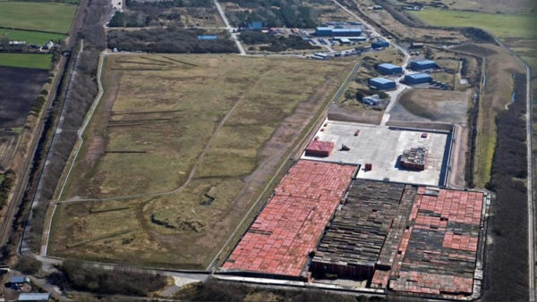 Bird view of the the low level waste repository in Cumbria