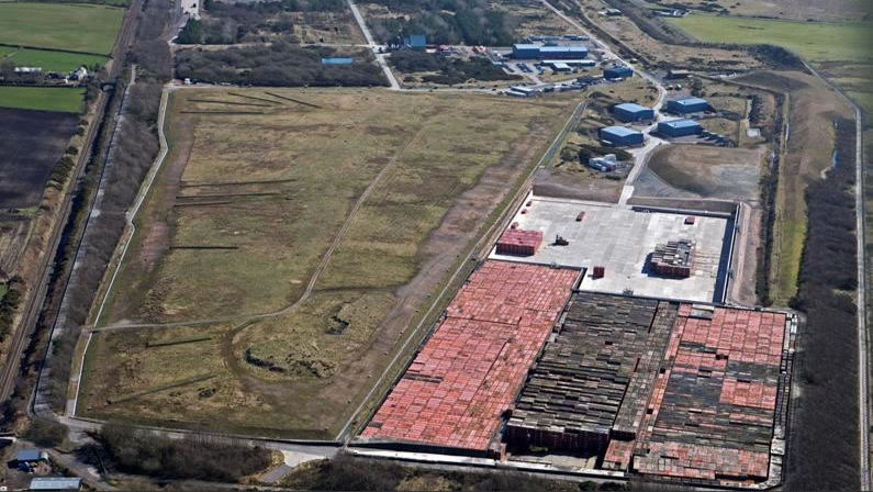 Graham Nuclear Waste Services - Bird view of the the low level waste repository in Cumbria