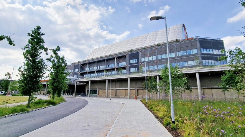 Front of the new Midland Metropolitan University Hospital