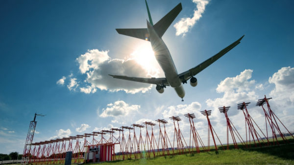 An aircraft about to land at Heathrow airport. Kier has partnered with Heathrow to deliver a quieter neighbourhood support scheme.