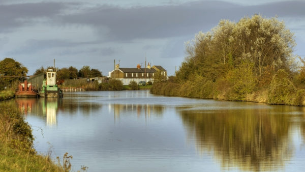 The Gloucester Sharpness Canal at Purton