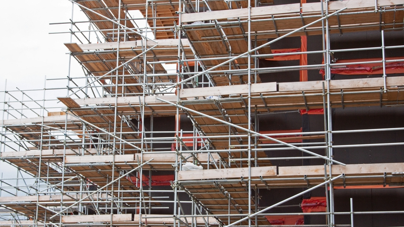 Scaffolding on a UK construction site - ISG's collapse might be worse than initially thought, said construction analyst Glenigan.