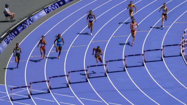 The Stade de France athletics track was designed to boost athlete performance and reduce environmental impact.