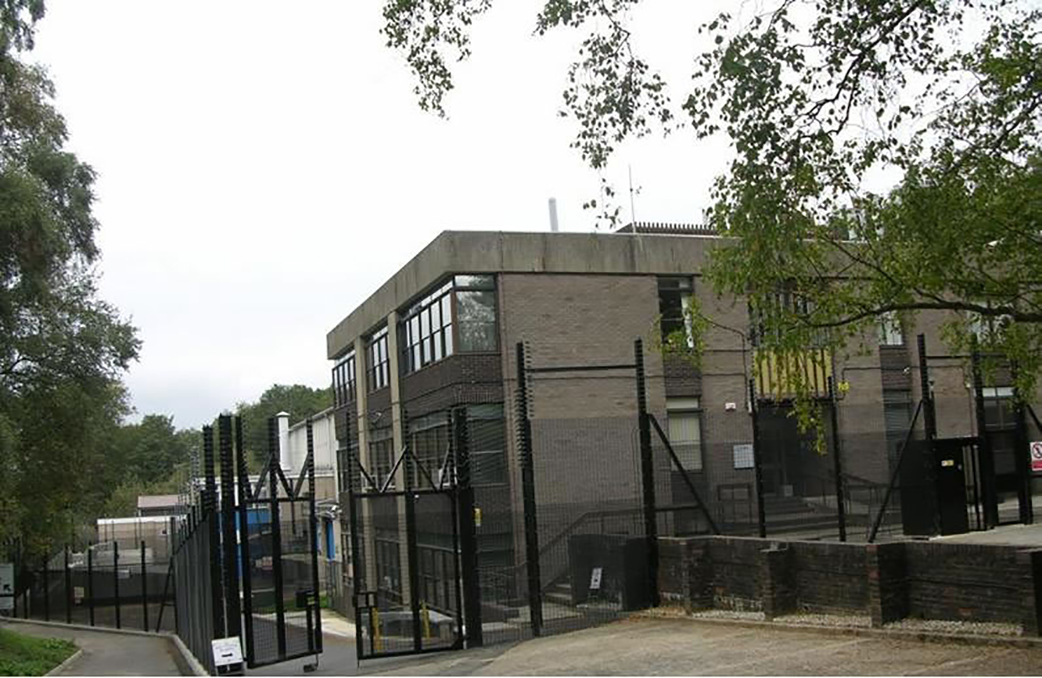 The reactor centre before demolition.